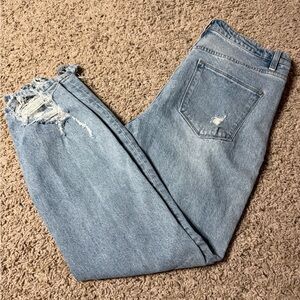 Altar'd State Faded Blue Denim Jeans